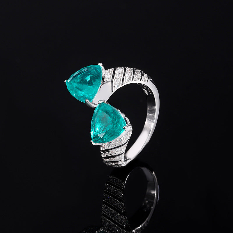 Fat Triangle-Cut Serpent Ring