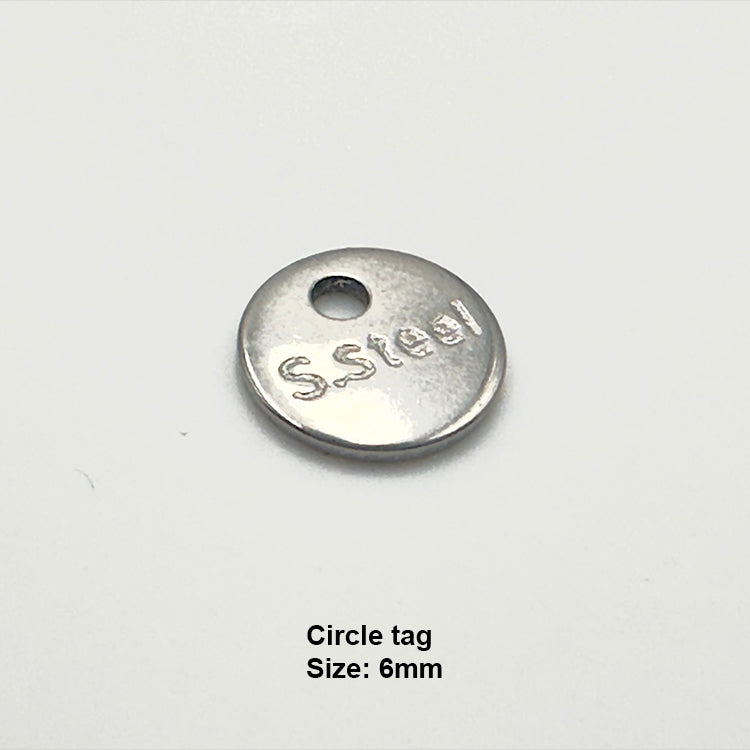 Stainless Steel Necklace Bracelet Tag