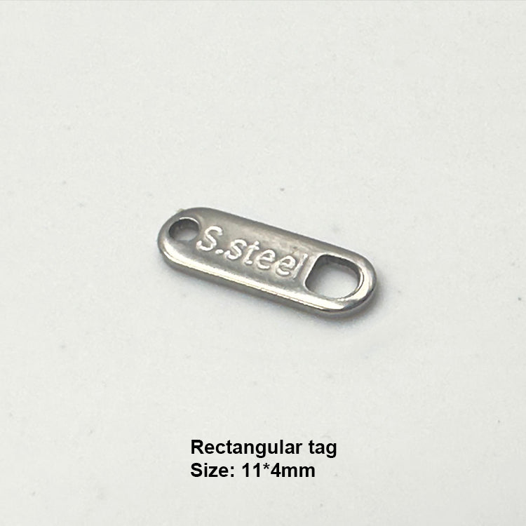 Stainless Steel Necklace Bracelet Tag