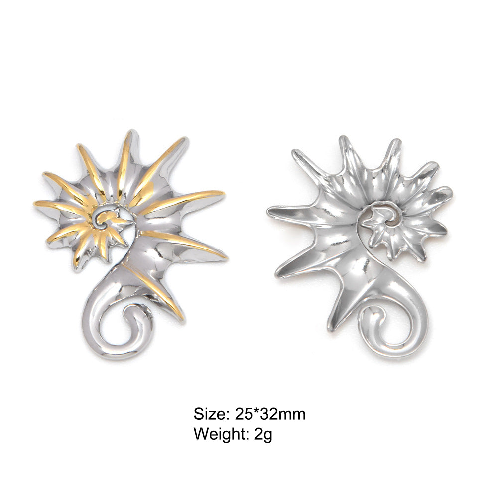 Stainless Steel Silver-Gold Charm