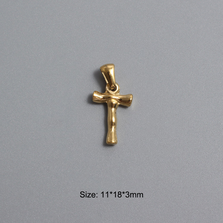 Stainless Steel Alphabet Charms N-Z