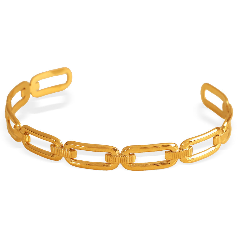 Stainless Steel Chain Bangle