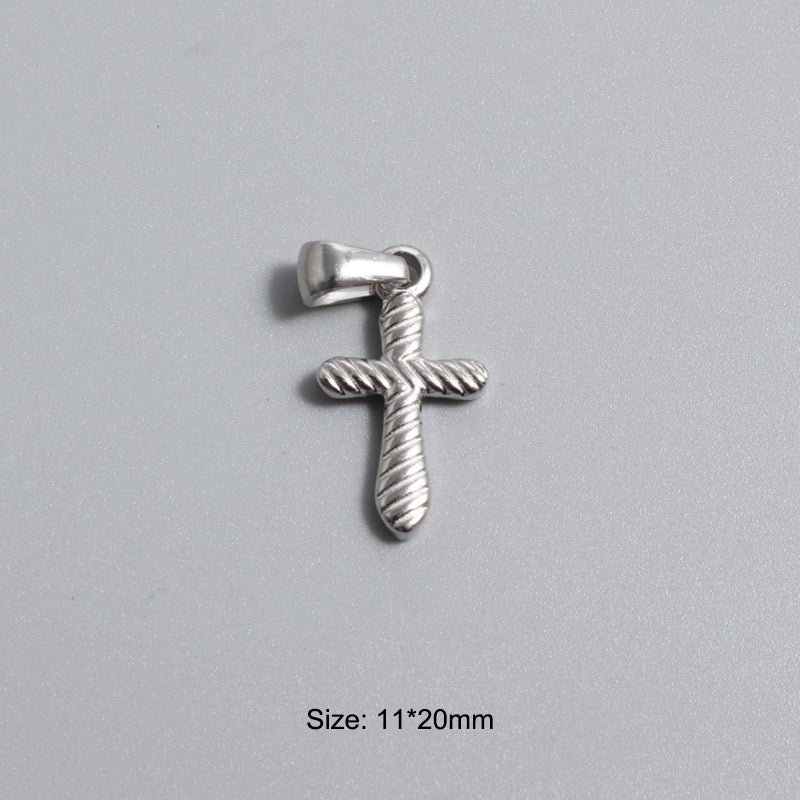 Stainless Steel Cross Charm