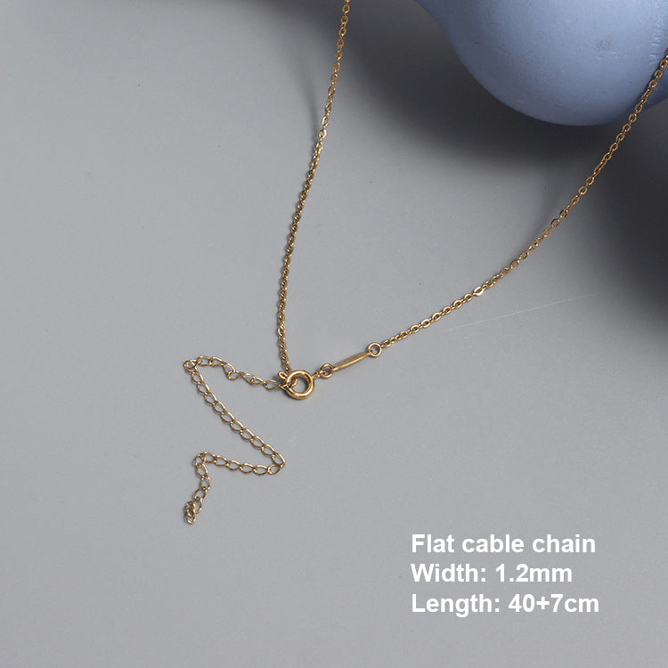 Stainless Steel Chain Necklace Gold