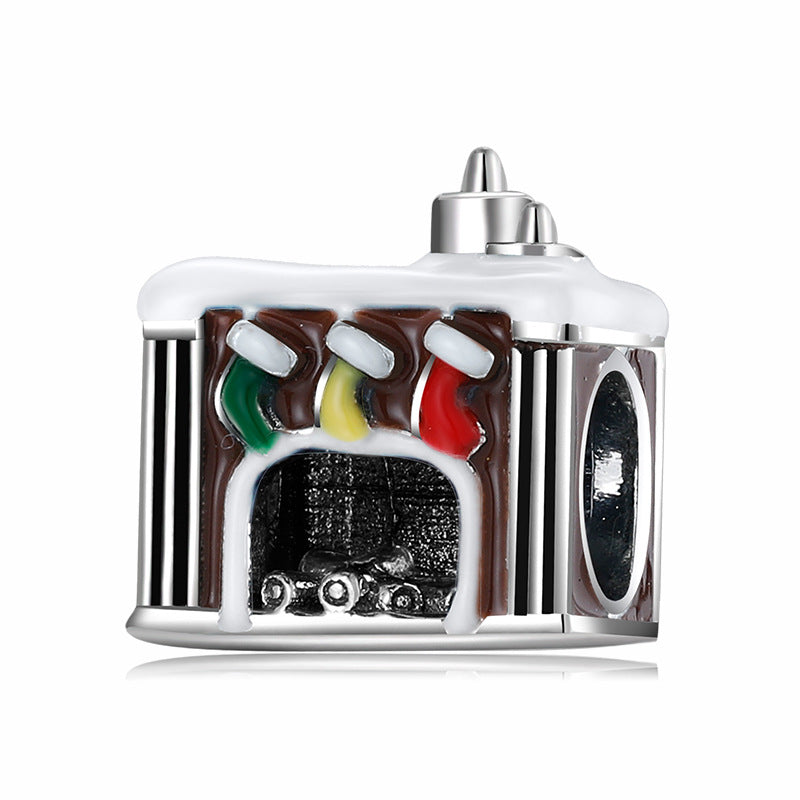 Sterling Silver Christmas Colorful Enamel Charms