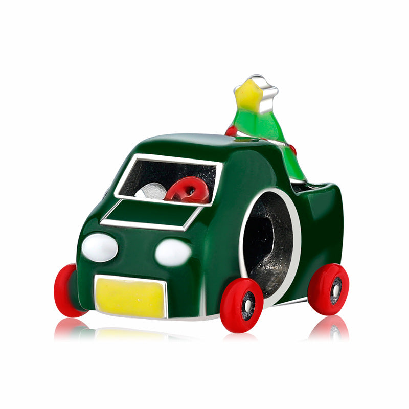 Sterling Silver Christmas Colorful Enamel Charms