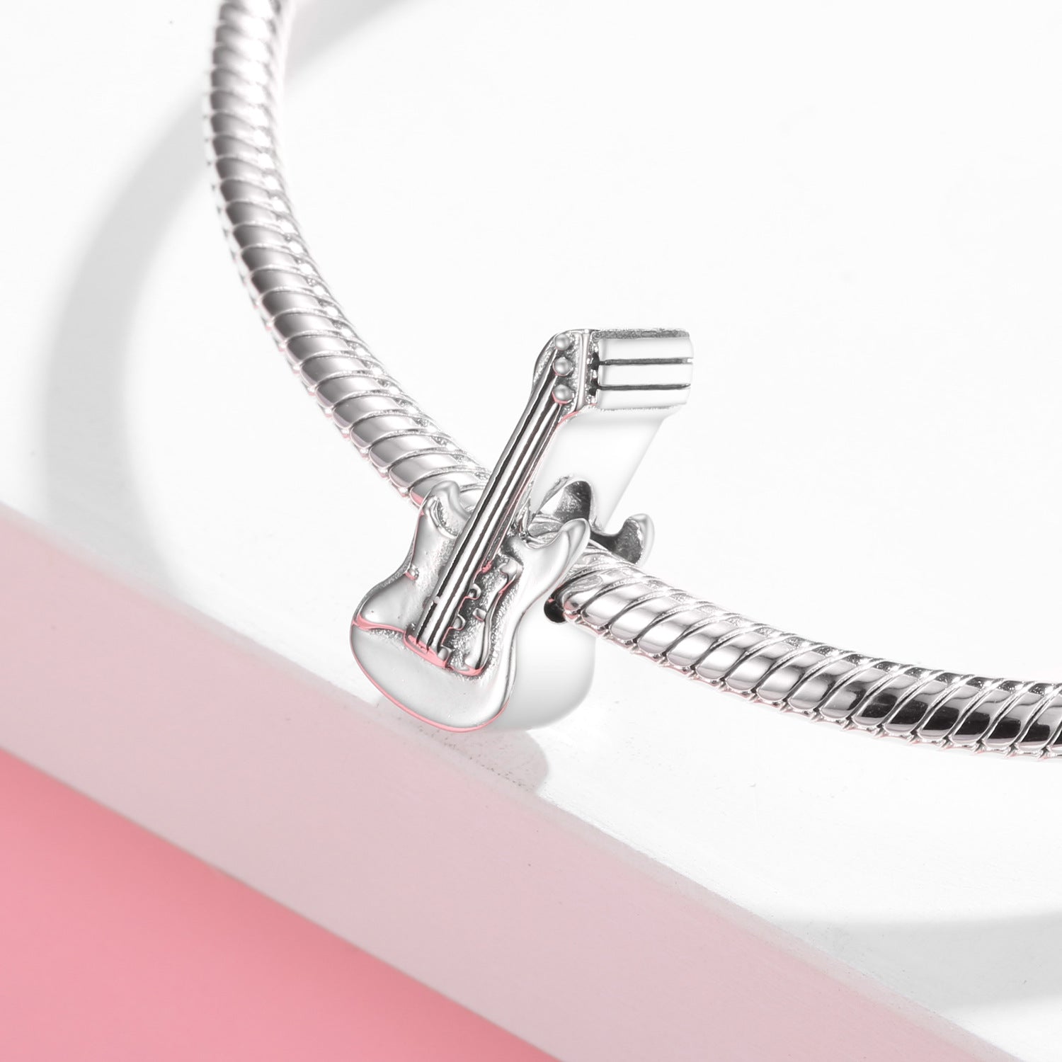Sterling Silver Guitar Charm
