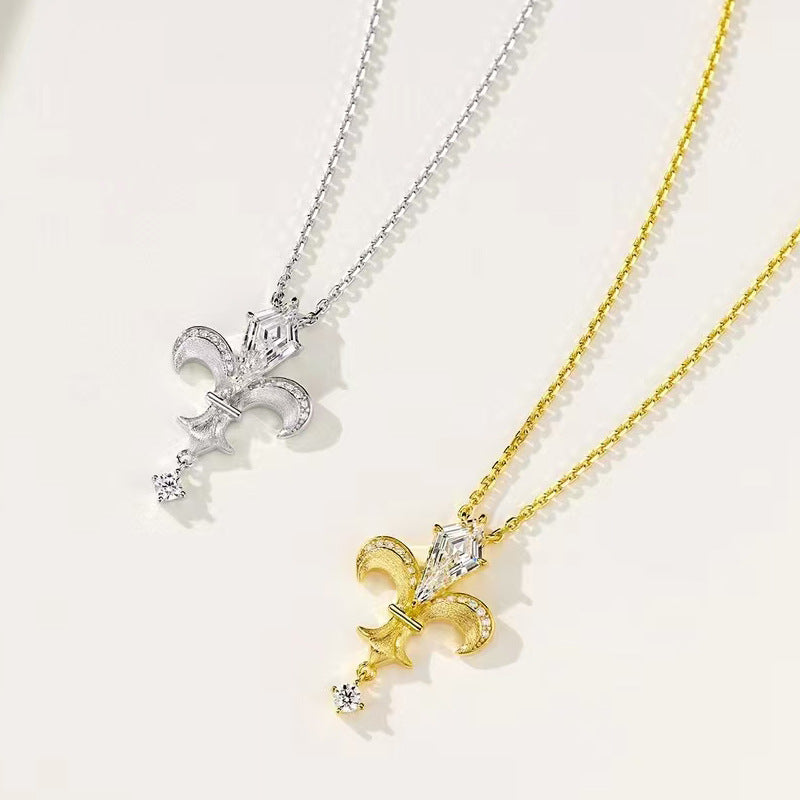 Sterling Silver Fleur-de-lis Necklace