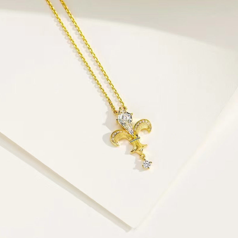 Sterling Silver Fleur-de-lis Necklace