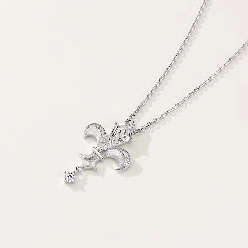 Sterling Silver Fleur-de-lis Necklace