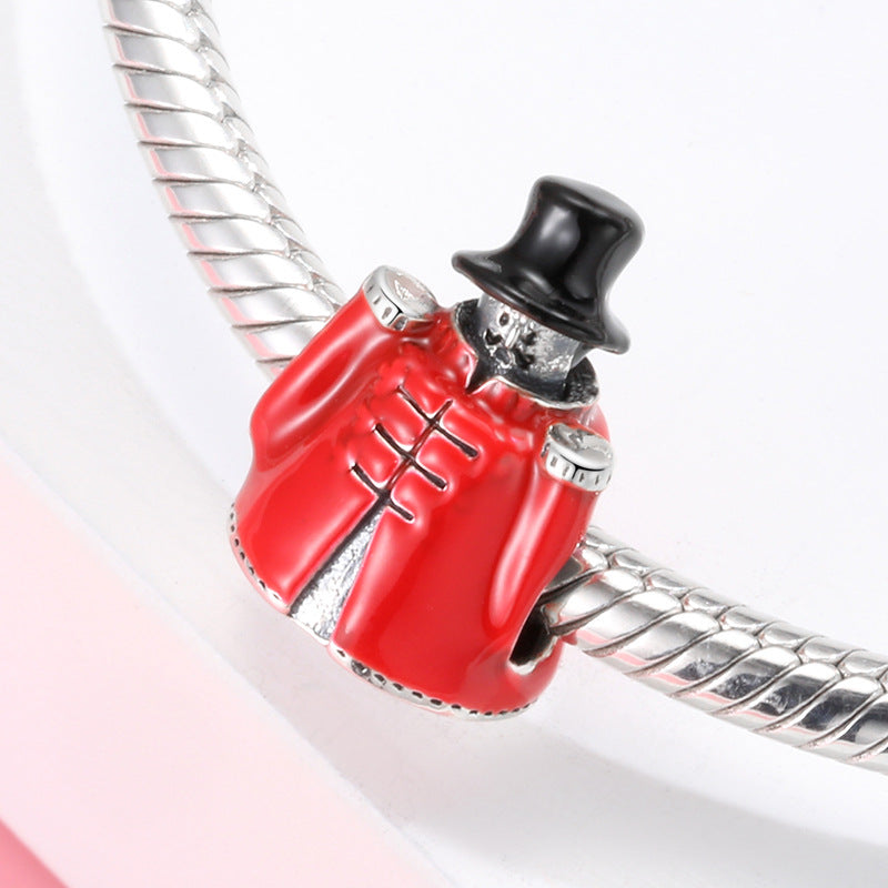 Sterling Silver Circus Colorful Enamel Charms