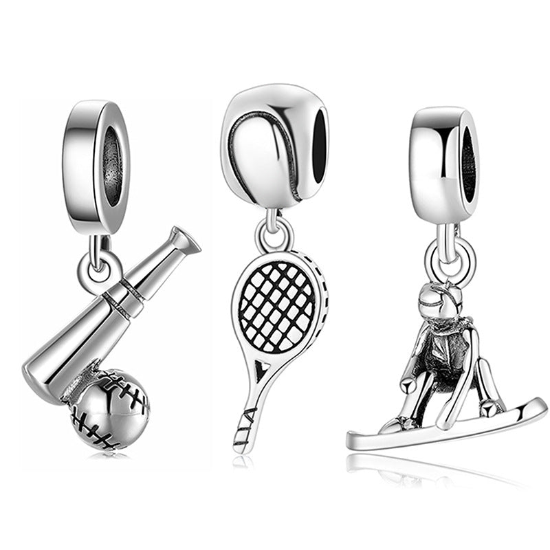 Sterling Silver Sports Charms