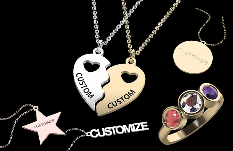 Custom products from your sketches or our trendy designs