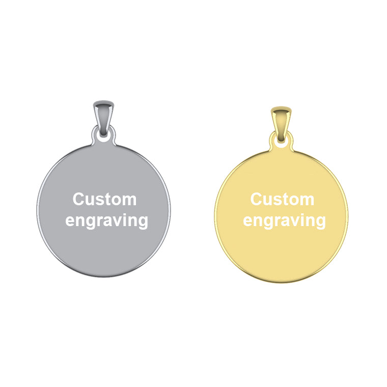 Custom Stainless Steel Zodiac Charms Gold Silver