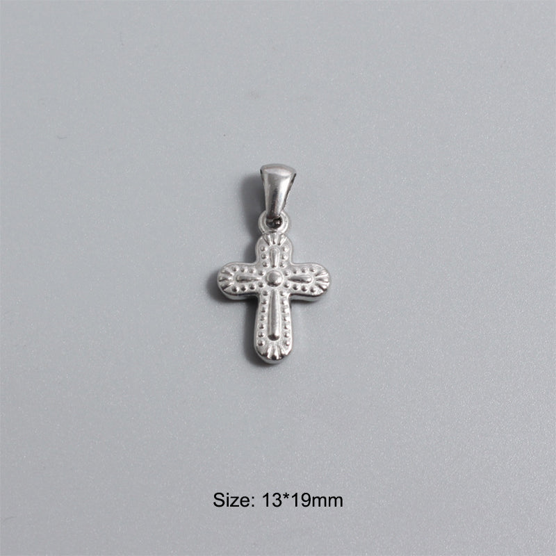 Stainless Steel Cross Charm