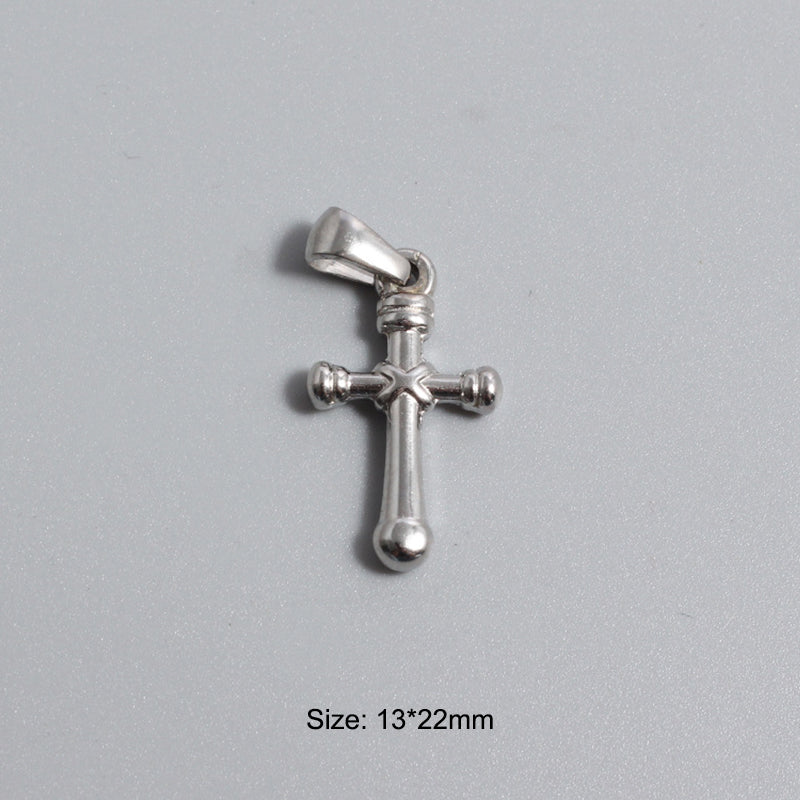 Stainless Steel Cross Charm