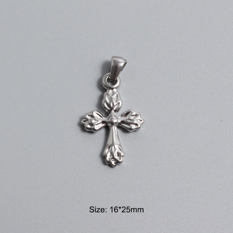 Stainless Steel Cross Charm