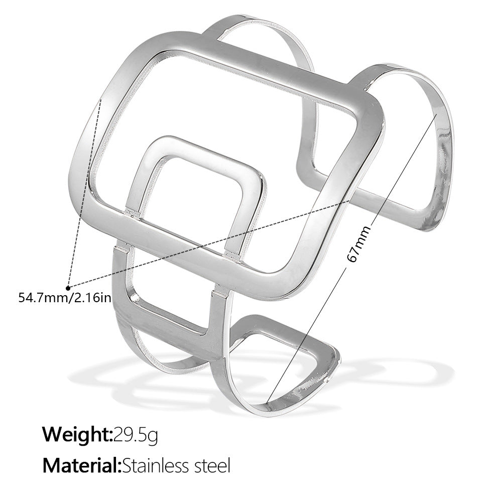 Stainless Steel Cuff Bangles