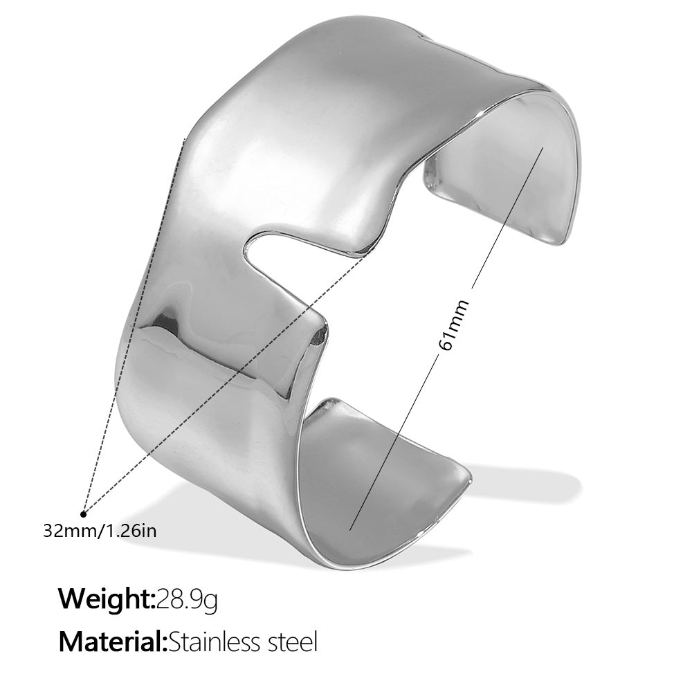 Stainless Steel Cuff Bangles