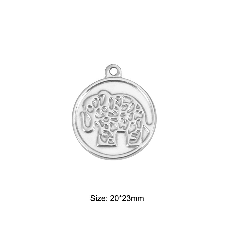 Stainless Steel Elephant Charm