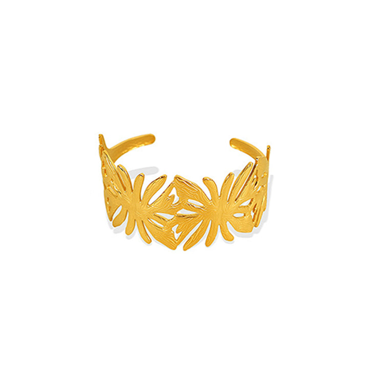 Stainless Steel Nature Design Bangles