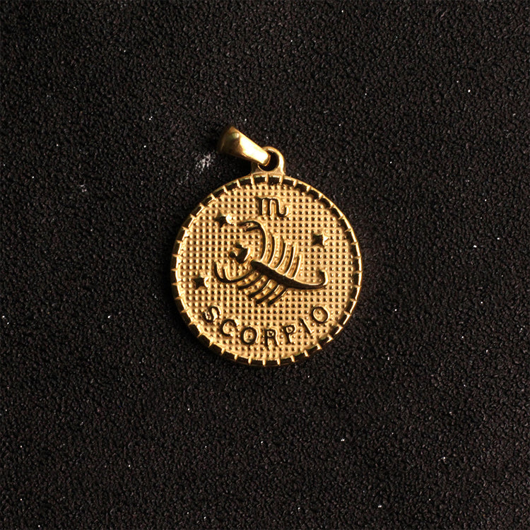 Stainless Steel Zodiac Charms Gold Silver