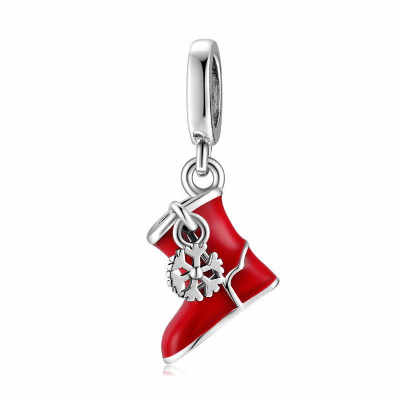 Sterling Silver Christmas Colorful Enamel Charms