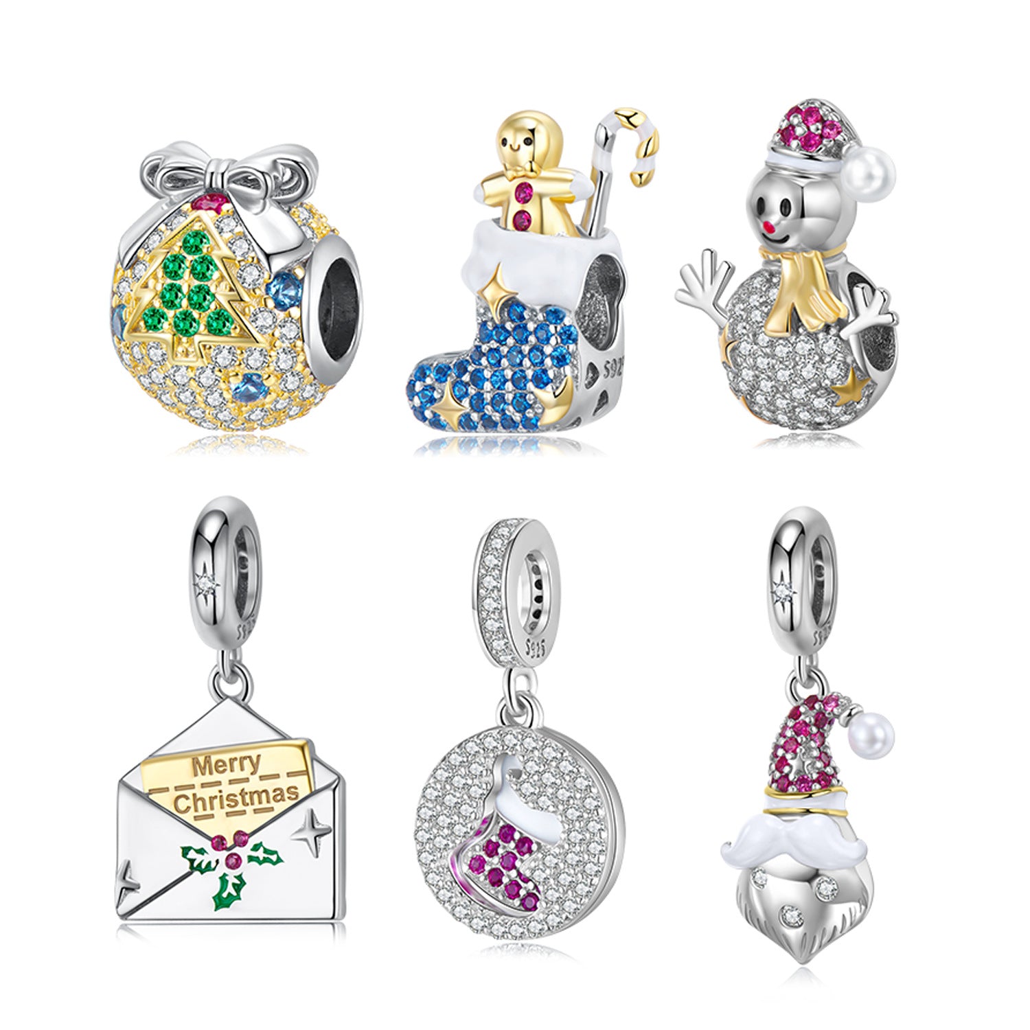 Sterling Silver Christmas Charms (Copy)