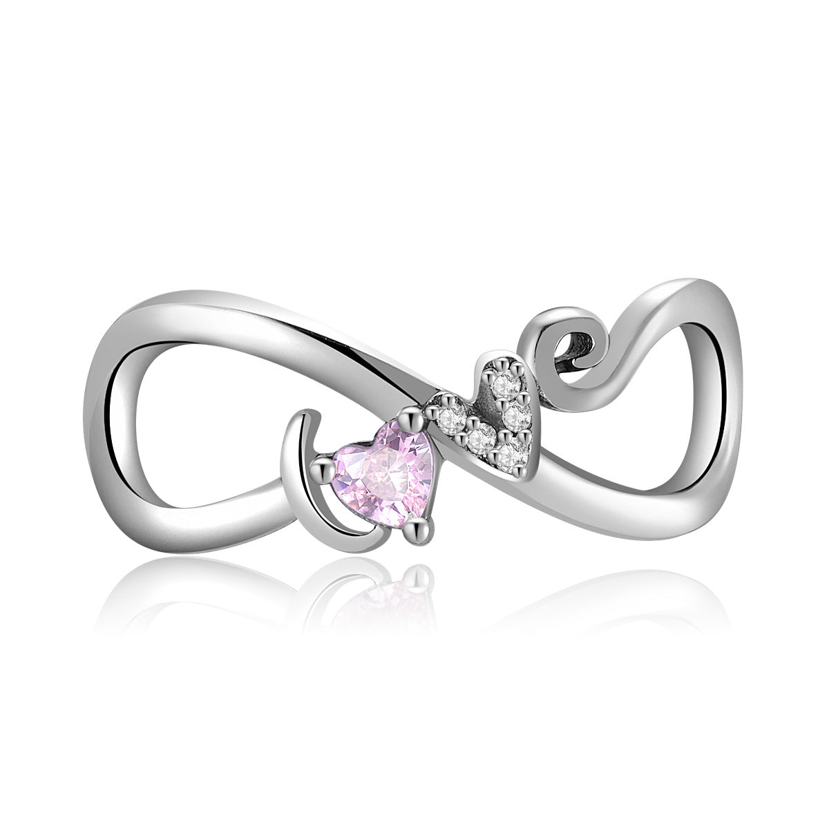 Sterling Silver Circular And Twist Charms