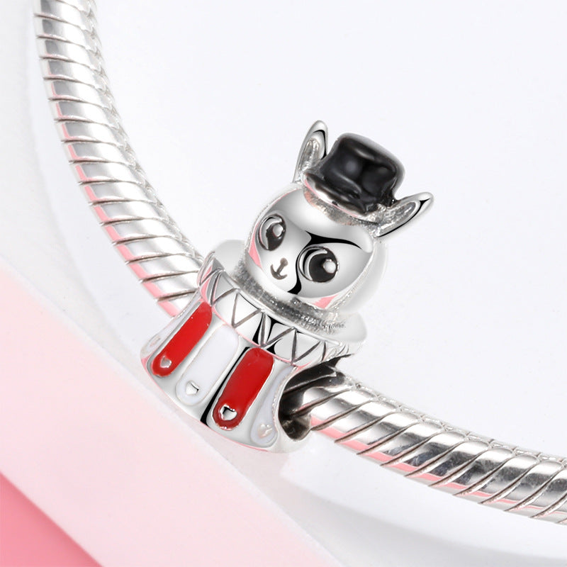 Sterling Silver Circus Colorful Enamel Charms