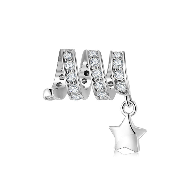 Sterling Silver Circular And Twist Charms