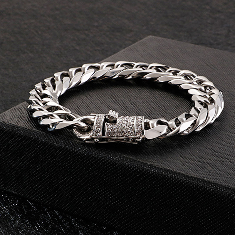 Stainless Steel Cuban Link Chain Necklace/Bracelet 13mm