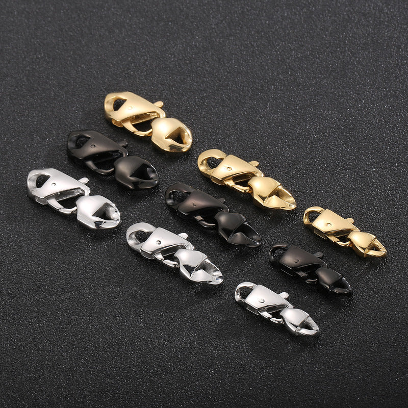 Stainless Steel Hook Clasp Gold