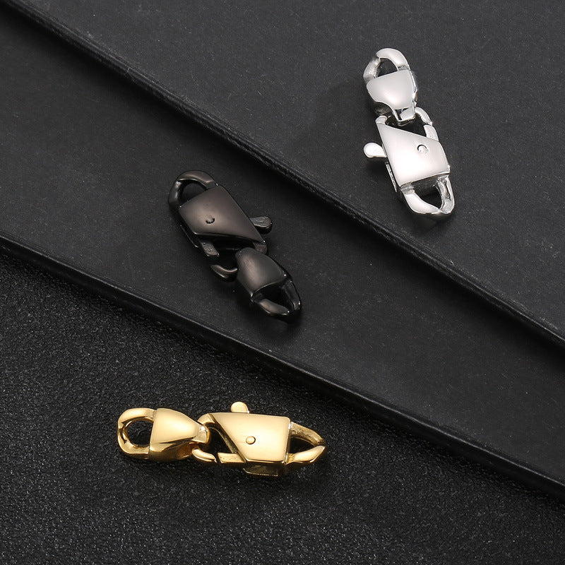 Stainless Steel Hook Clasp Gold