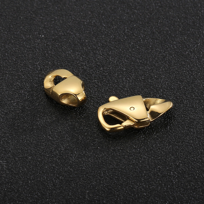 Stainless Steel Hook Clasp Gold