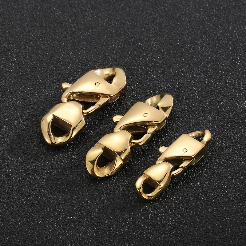 Stainless Steel Hook Clasp PVD Gold plating Size Variants