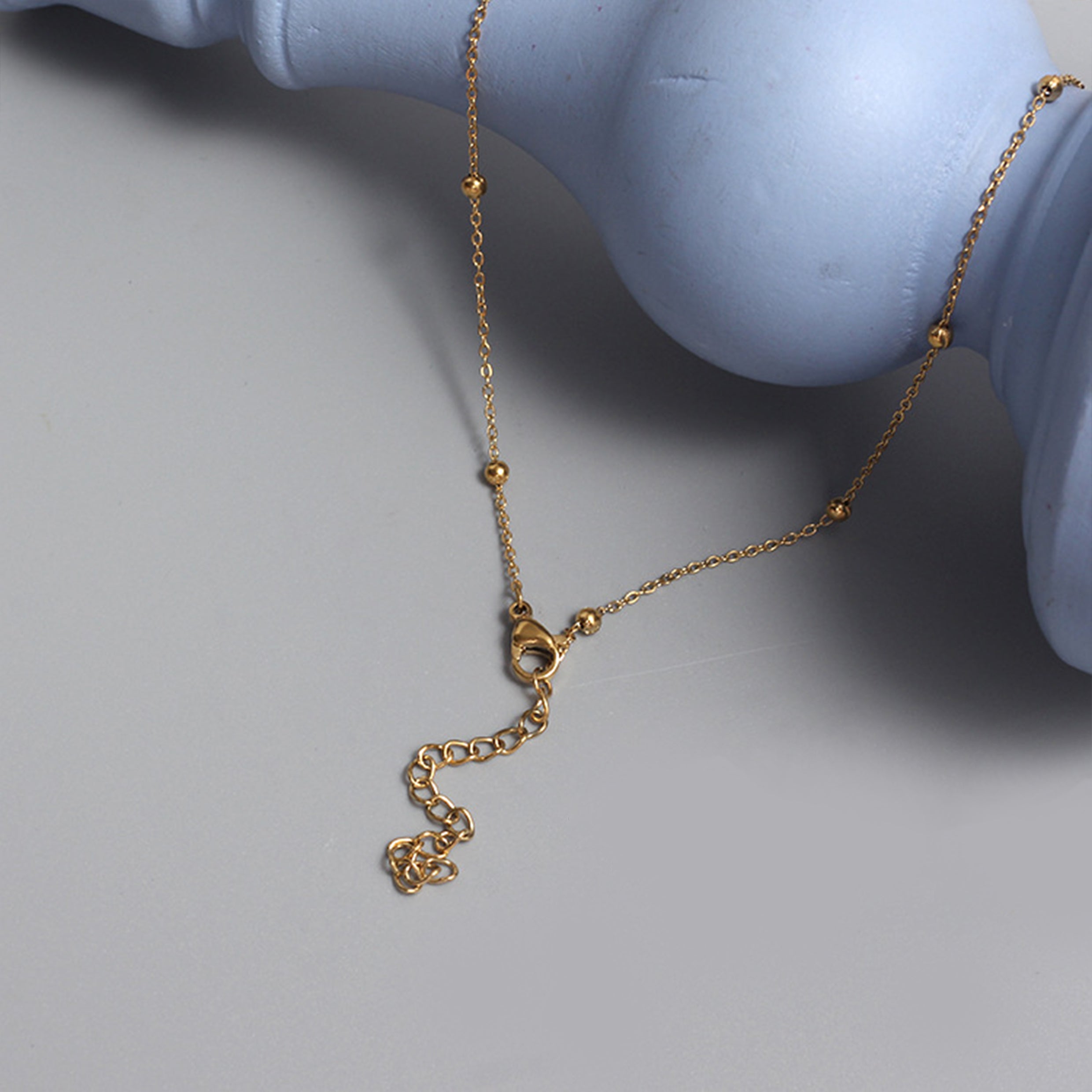 Stainless Steel Chain Necklace Gold
