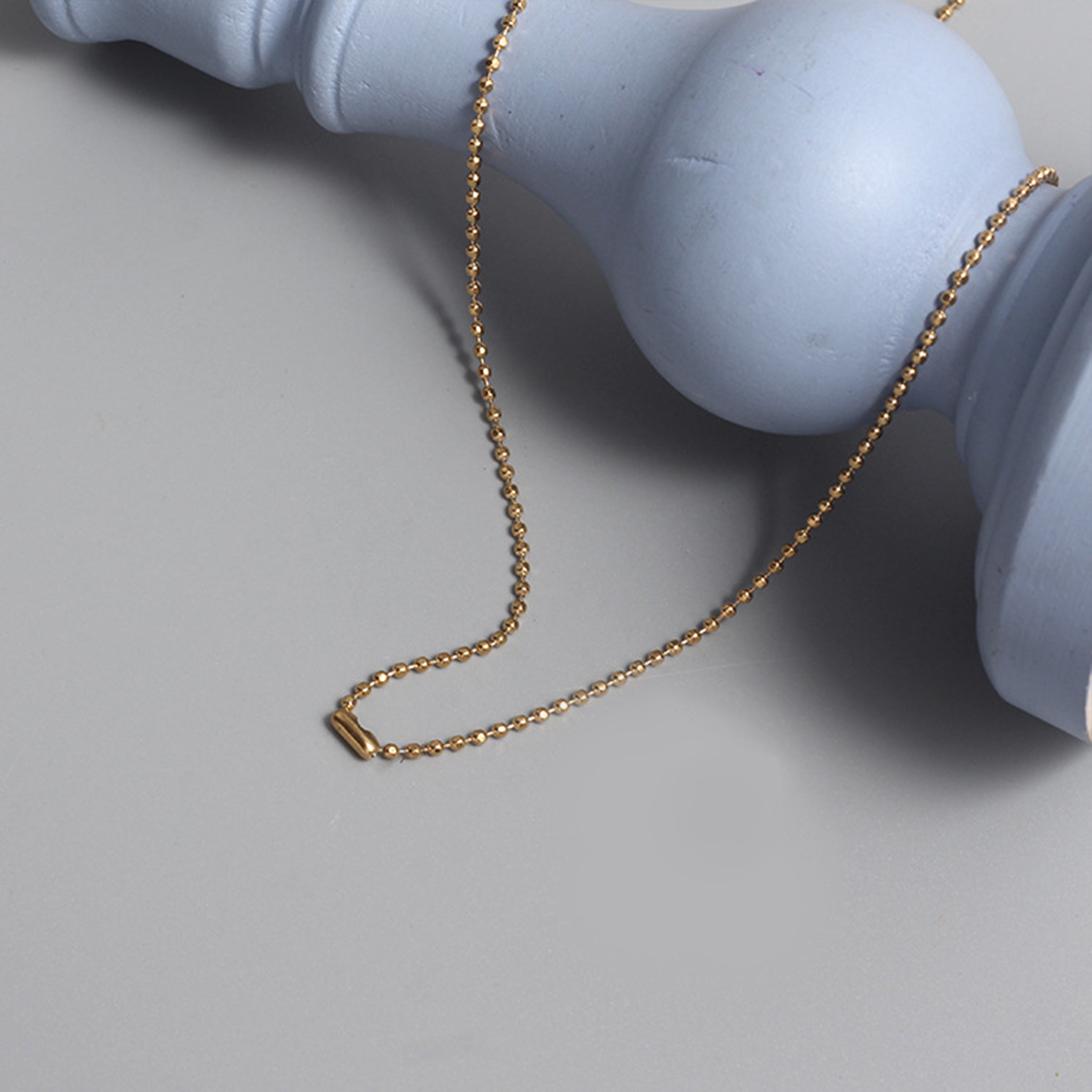 Stainless Steel Chain Necklace Gold