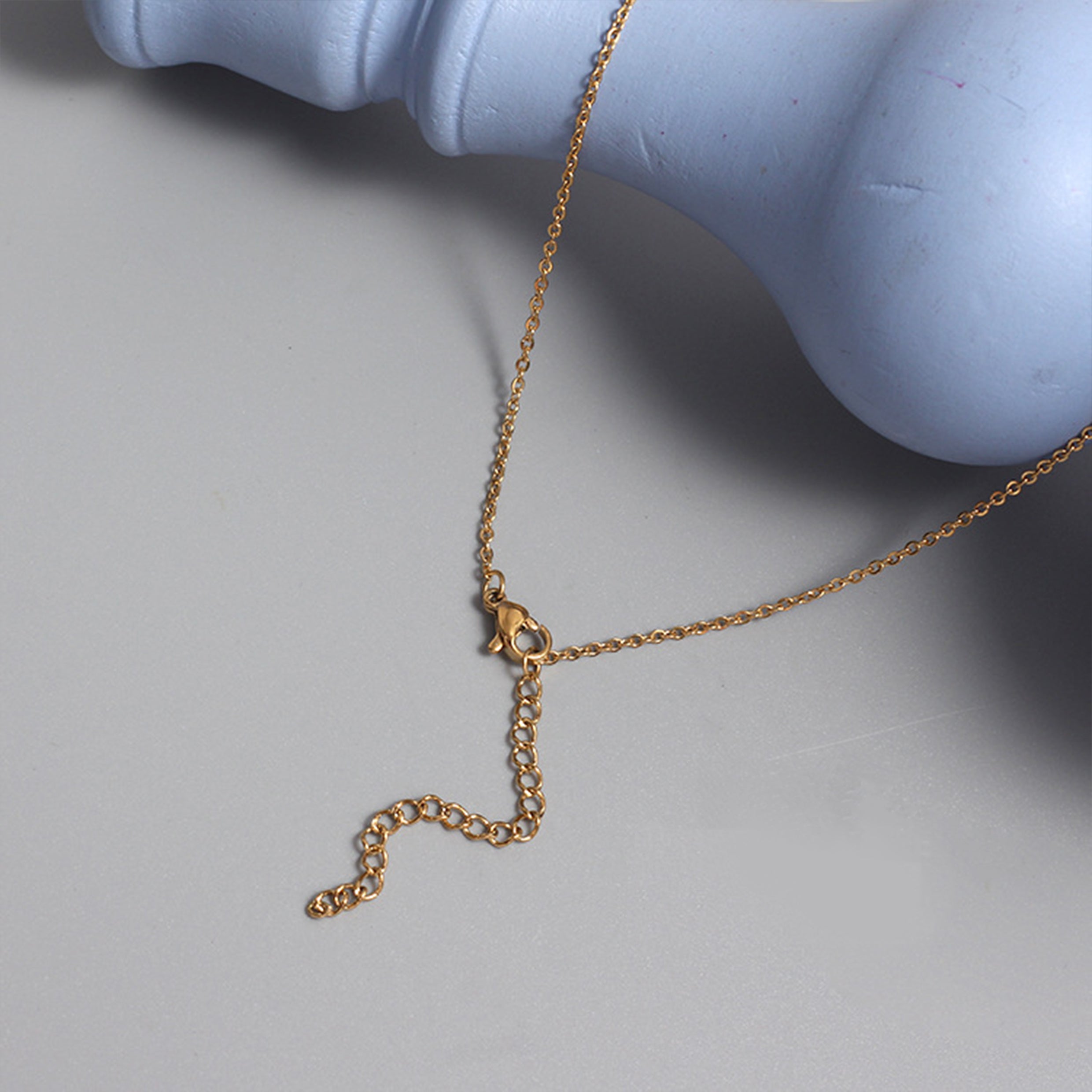 Stainless Steel Chain Necklace Gold