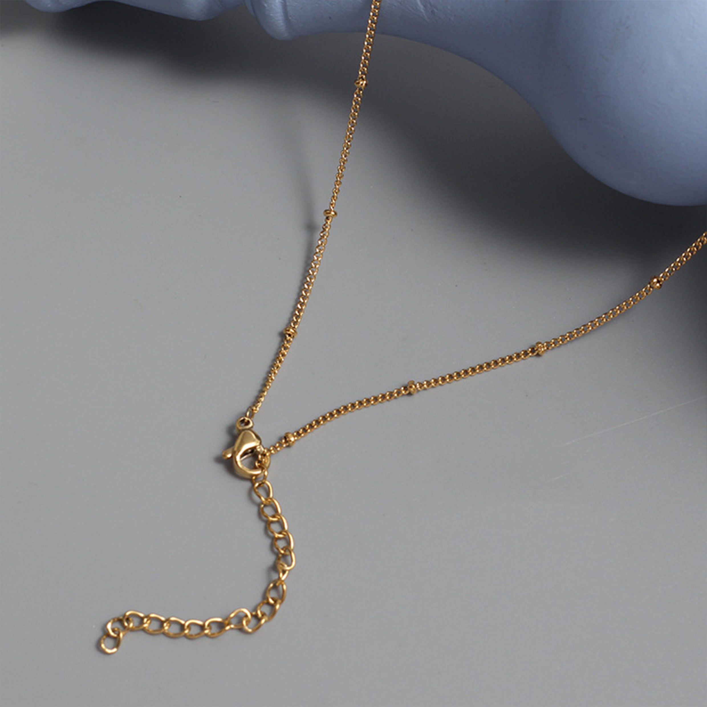 Stainless Steel Chain Necklace Gold