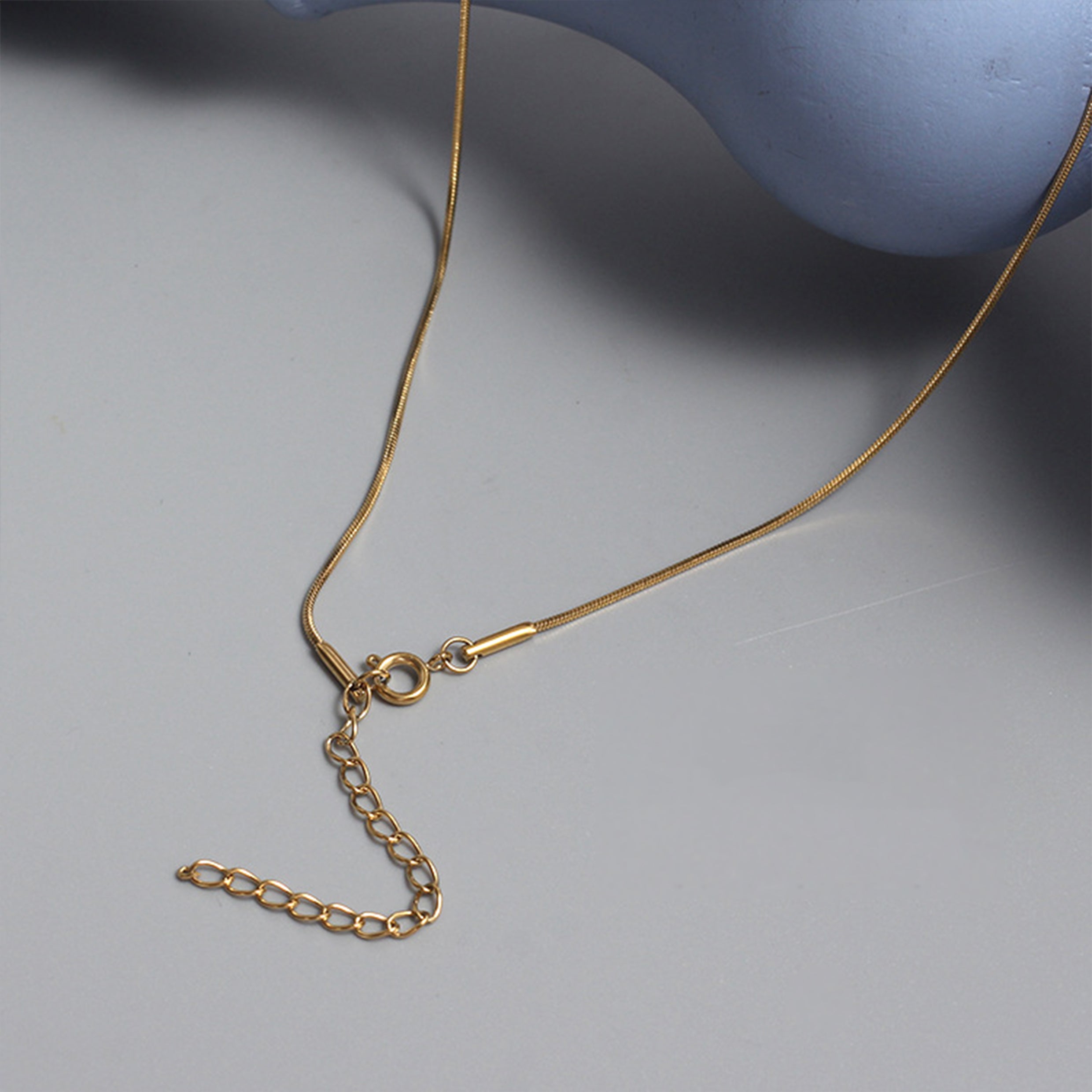 Stainless Steel Chain Necklace Gold