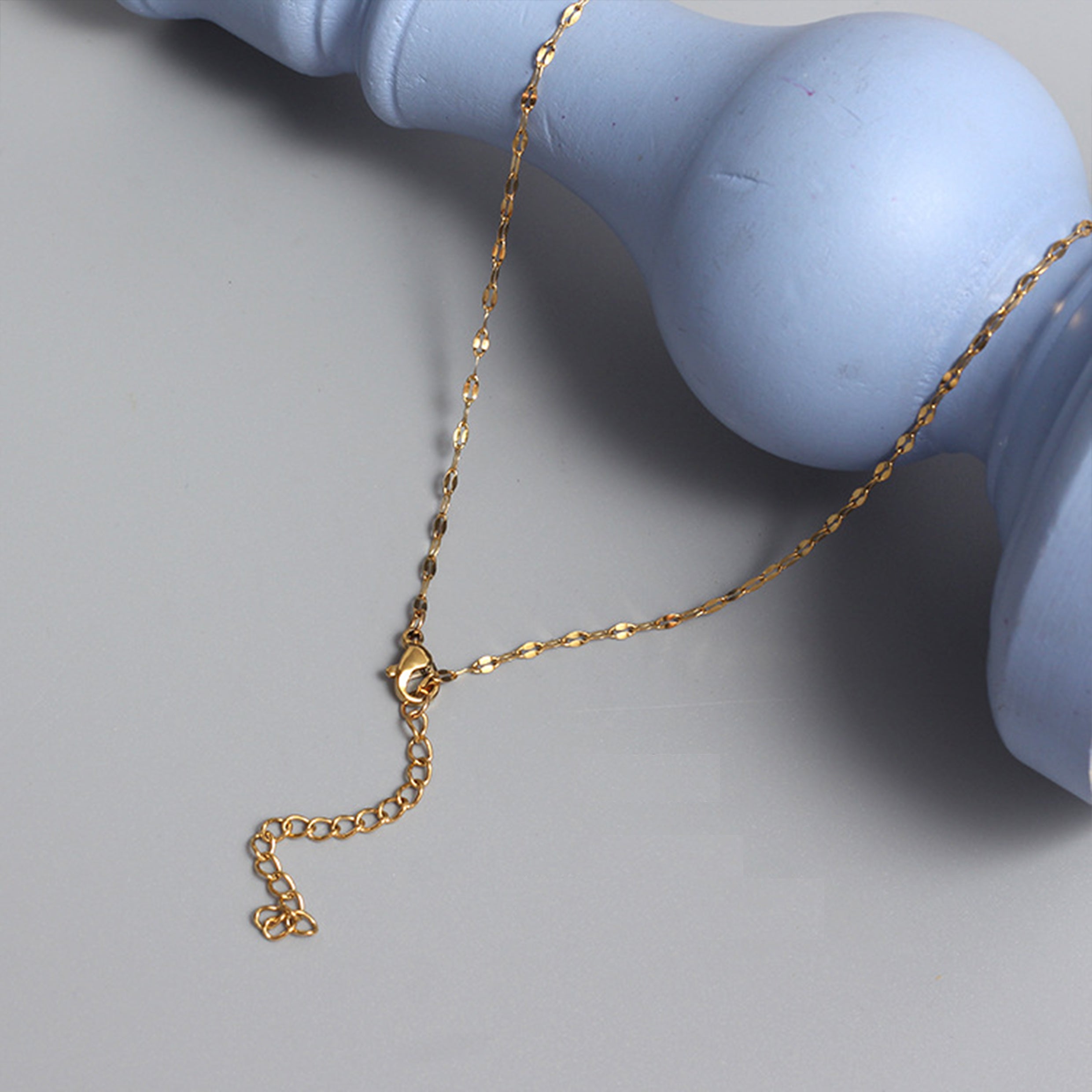 Stainless Steel Chain Necklace Gold